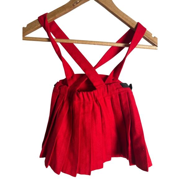 NWT O'NEIL Of Dublin Red Kilt Skirt Suspenders Size 16 Age 1/2 - Picture 5 of 6
